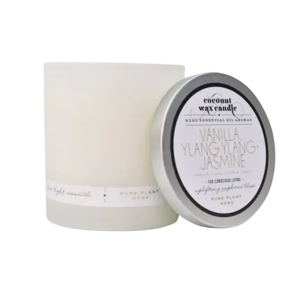 Vanilla Ylang Ylang Jasmine Real Essential Oils Coconut Wax Candle