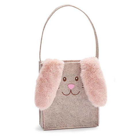 Easter Furry Ears Bunny Felt Bag