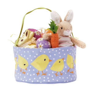 Baby Chicks Reusable Canvas Easter Basket