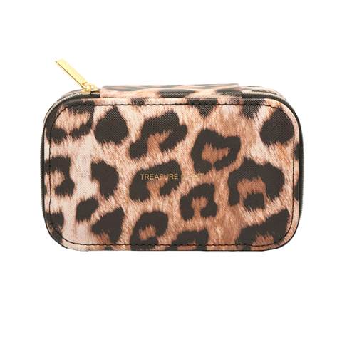 Leopard Pattern Mini Jewelry Box