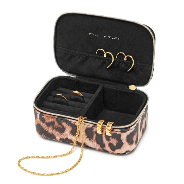 Leopard Pattern Mini Jewelry Box