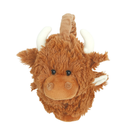 children Brown Highland Cow Earmuffs