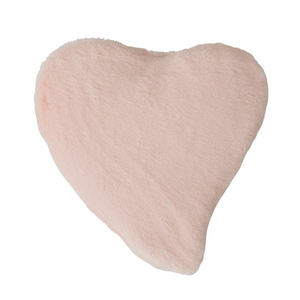 hot and cold therapy plush pink heart warmer pillow