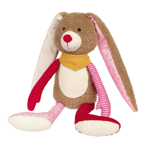 patchwork fluffly bunny stuffie