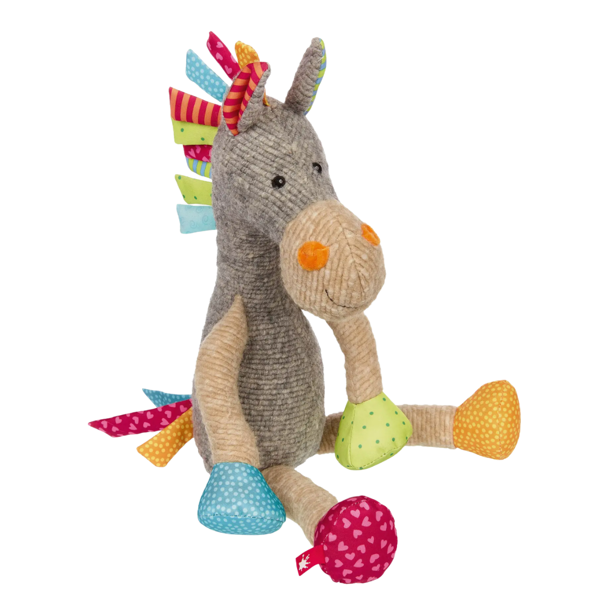 colorful happy horse stuffie