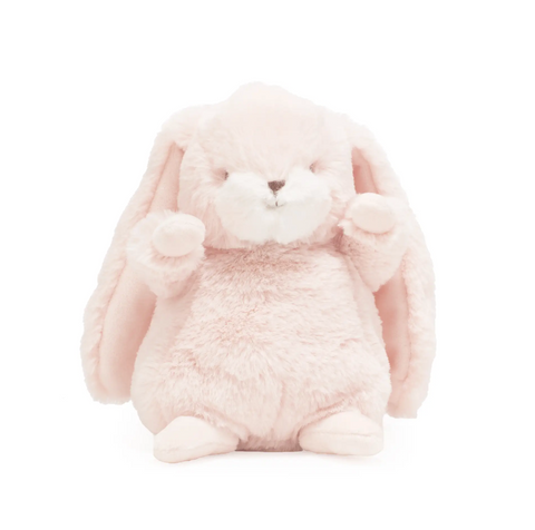 pink velour bunny stuffie
