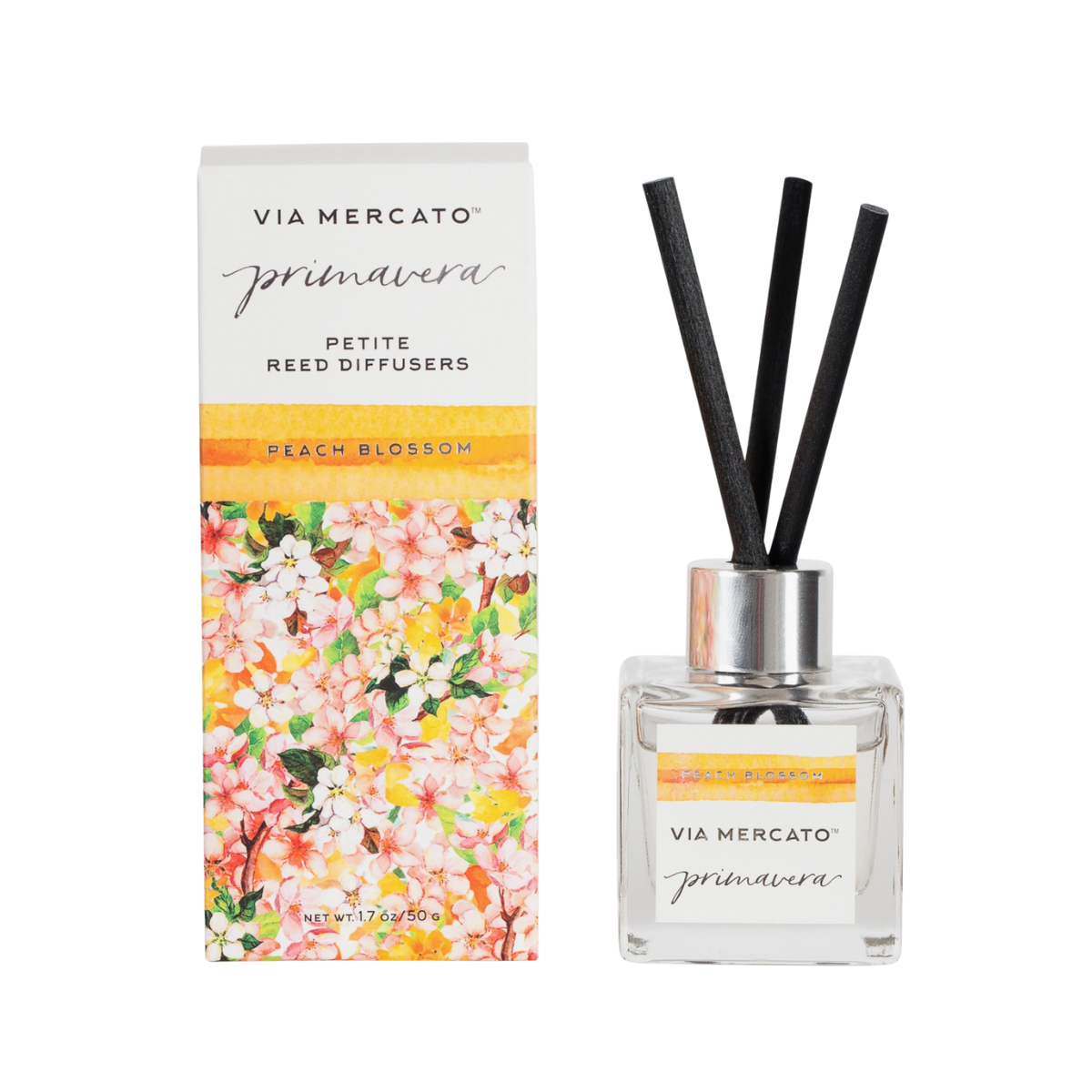 Via Mercato - Primavera Peach Blossom petit Reed Diffusers 