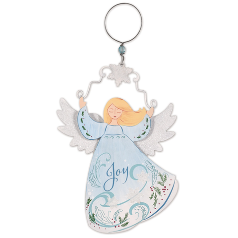 metal joy angel decor