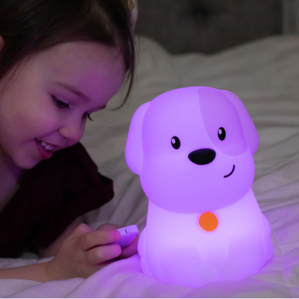 LED Puppy Night Light with Remote