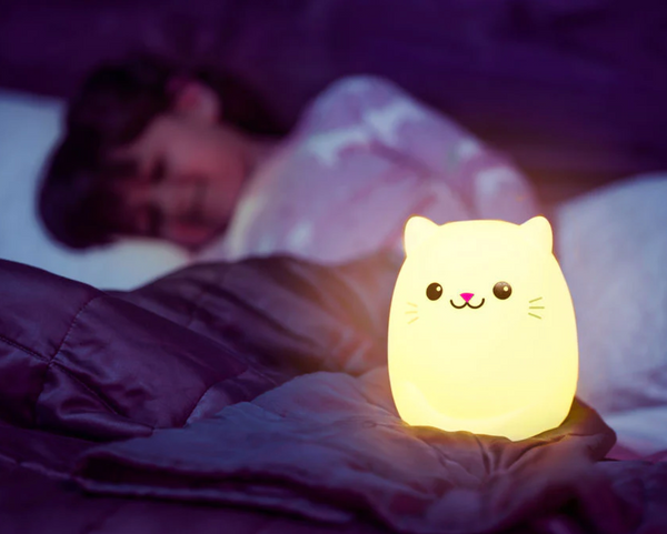 LED Kitty Cat Night Light with Remote