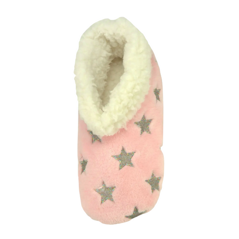 pink sherpa slippers