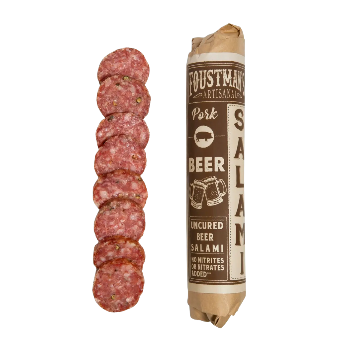 Pork Beer All Natural Uncured Salami