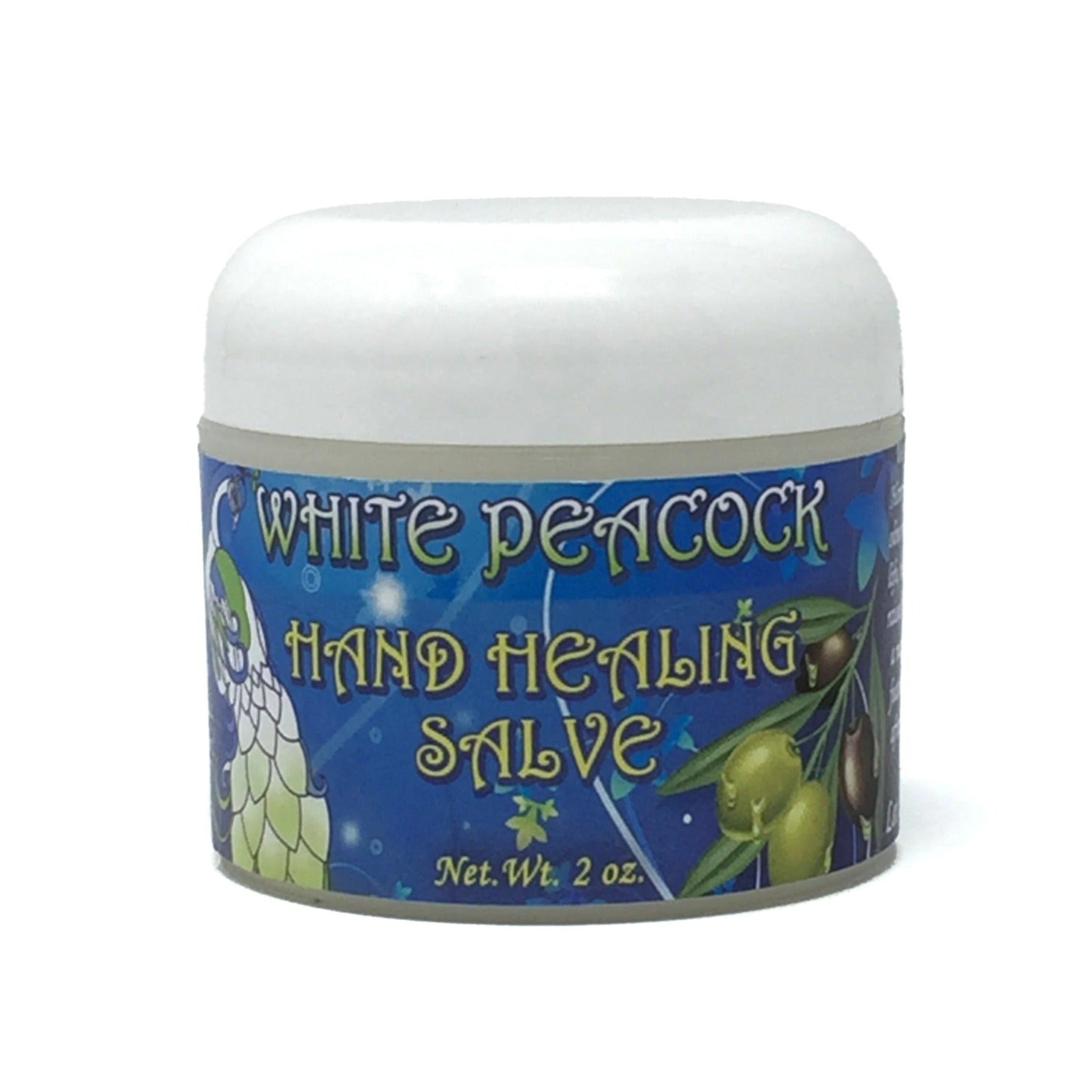 White Peacock Hand Healing Salve